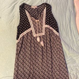 black and white blouse